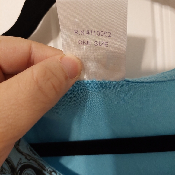 India Boutique Handkerchief Blouse - Picture 4 of 4